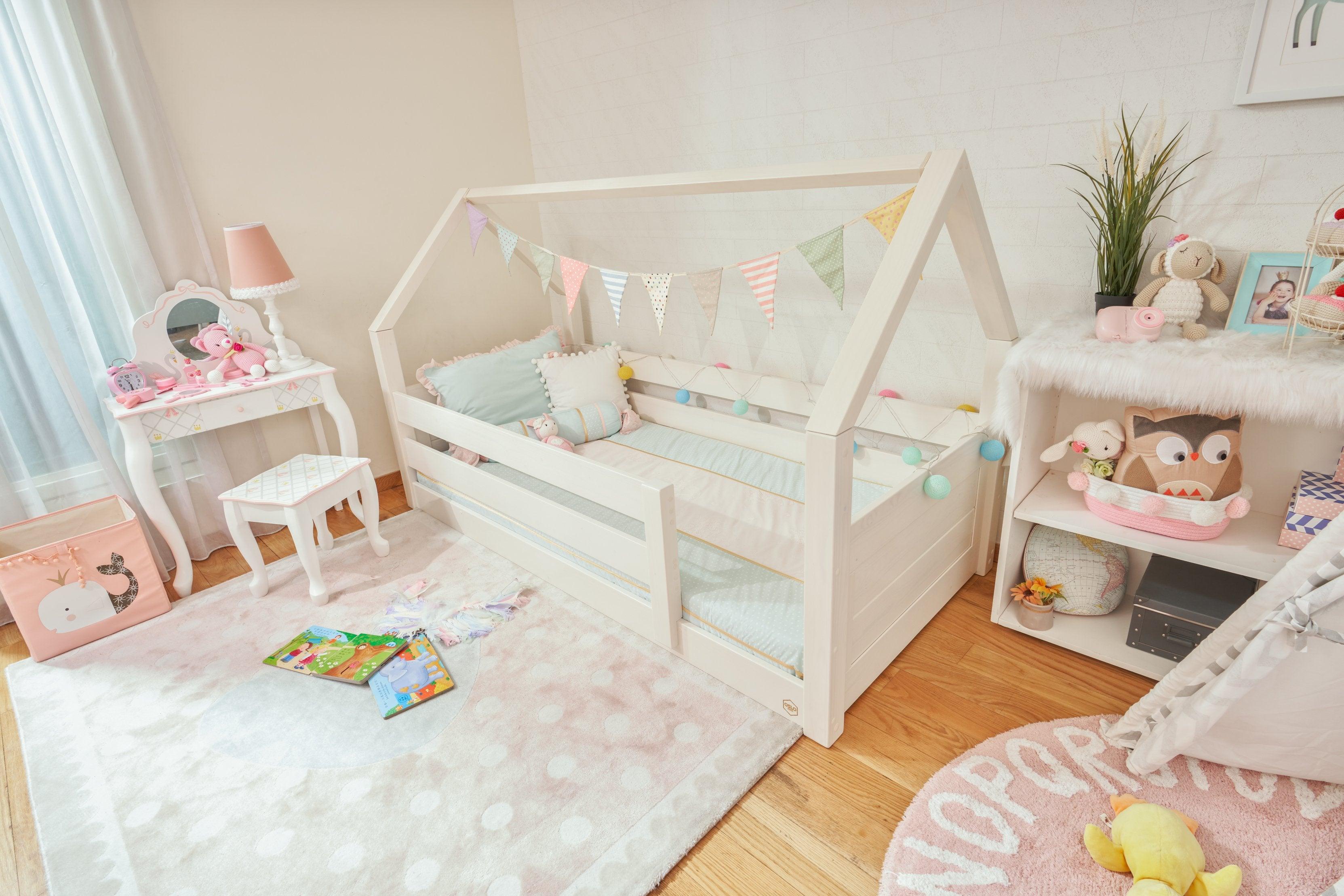 ModBed Floor Bed with Roof (Single or SS) - Kids Haven ModBed Floor Bed with Roof (Single or SS) - Kids Haven