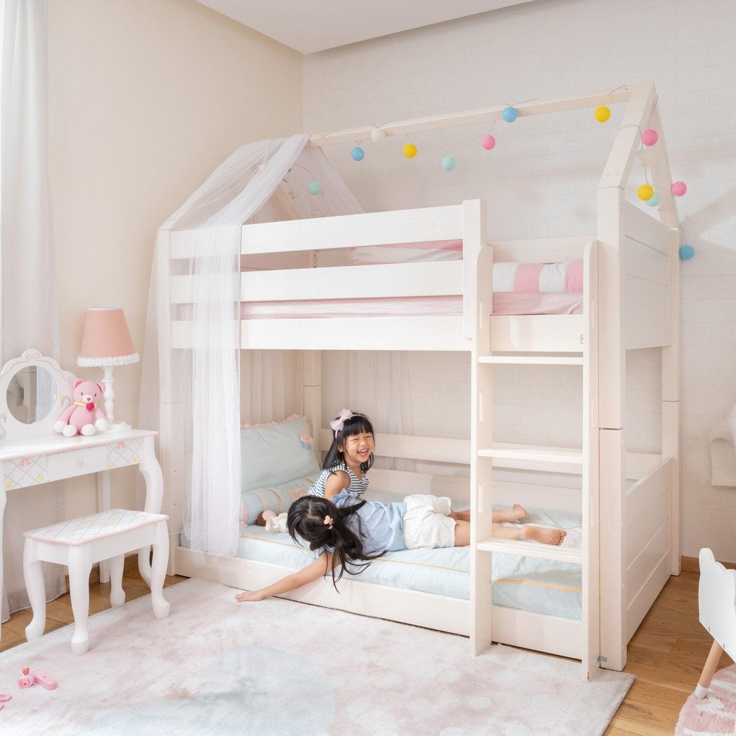 ModBed Floor Bunk Bed (with roof options - Single or SS) ModBed Floor Bunk Bed (with roof options - Single or SS)