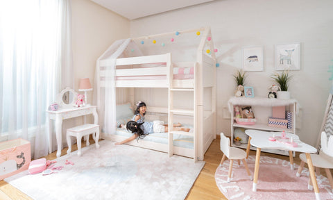 ModBed Floor Bunk Bed (with roof options - Single or SS) - Kids Haven ModBed Floor Bunk Bed (with roof options - Single or SS) - Kids Haven