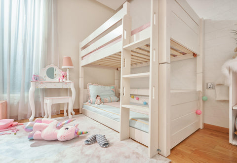 ModBed Floor Bunk Bed (with roof options - Single or SS) - Kids Haven ModBed Floor Bunk Bed (with roof options - Single or SS) - Kids Haven