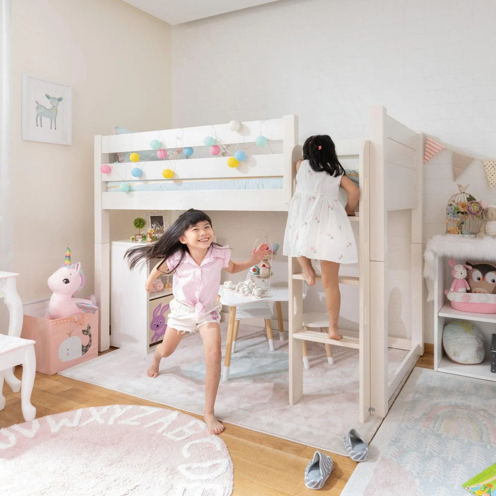ModBed Mid Loft convertible Poster Bed (with roof options - Single or SS)