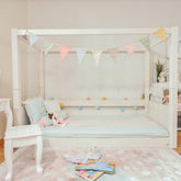 ModBed Poster Bed (Floor / Low) (with pullout options - Single or SS) - Kids Haven