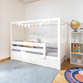 ModBed Poster Bed (Floor / Low) (with pullout options - Single or SS)