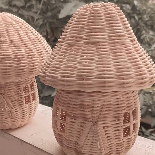 RATTAN Mushroom Dollhouse - Kids Haven