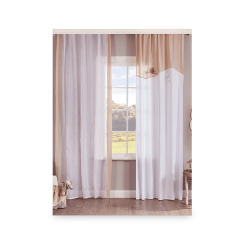 Cilek Natura Baby Curtain (140X260 Cm) And/Or Natura Baby Sheers (160X260 Cm)