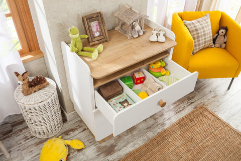 Cilek Natura Baby Dresser With Desk - Kids Haven Cilek Natura Baby Dresser With Desk - Kids Haven