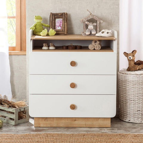 Cilek Natura Baby Dresser With Desk Cilek Natura Baby Dresser With Desk