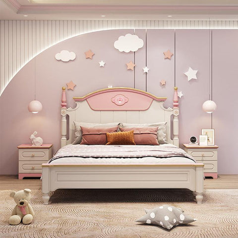HB Rooms Dreamy Queen Bed (A11#) (Smaller size available) - Kids Haven HB Rooms Dreamy Queen Bed (A11#) (Smaller size available) - Kids Haven