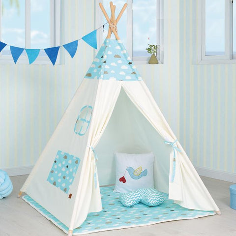 PETIT Blue Dream Clouds Teepee PETIT Blue Dream Clouds Teepee