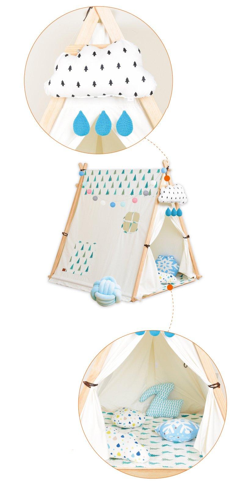 PETIT Little Forest Teepee Camper Only (mat sold separately) - Kids Haven PETIT Little Forest Teepee Camper Only (mat sold separately) - Kids Haven