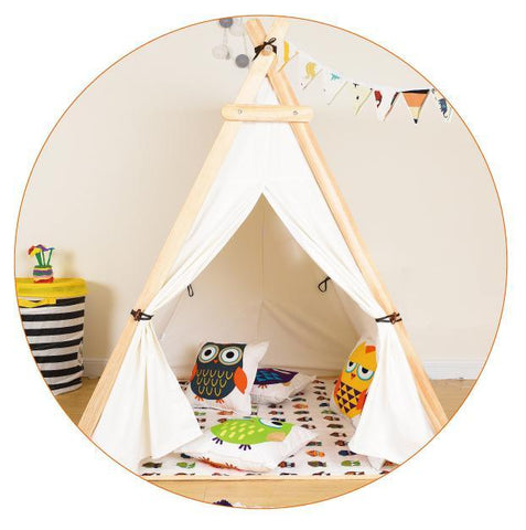 PETIT Little Stars Teepee Camper Only (mat sold separately) - Kids Haven PETIT Little Stars Teepee Camper Only (mat sold separately) - Kids Haven