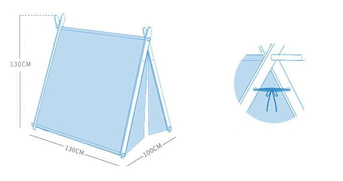 PETIT Little Forest Teepee Camper Only (mat sold separately) - Kids Haven PETIT Little Forest Teepee Camper Only (mat sold separately) - Kids Haven