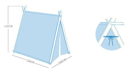PETIT Little Forest Teepee Camper Only (mat sold separately) - Kids Haven PETIT Little Forest Teepee Camper Only (mat sold separately) - Kids Haven