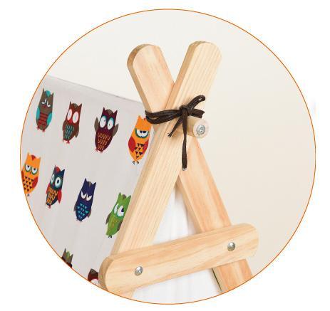 PETIT Little Stars Teepee Camper Only (mat sold separately) - Kids Haven PETIT Little Stars Teepee Camper Only (mat sold separately) - Kids Haven