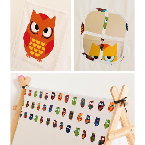 PETIT Little Owl Teepee Camper Only (mat sold separately) - Kids Haven PETIT Little Owl Teepee Camper Only (mat sold separately) - Kids Haven
