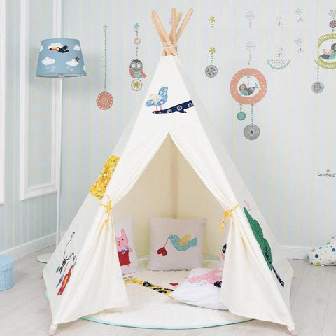 PETIT Little Sparrow Teepee with Light (mat sold separately) - Kids Haven PETIT Little Sparrow Teepee with Light (mat sold separately) - Kids Haven