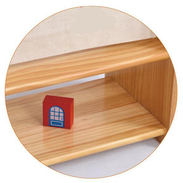 PETIT Solid Wood Magazine Rack with Toy Bins (2 Sizes) - Kids Haven PETIT Solid Wood Magazine Rack with Toy Bins (2 Sizes) - Kids Haven
