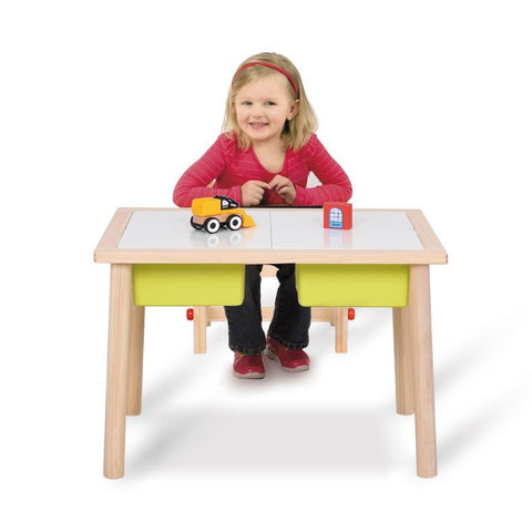 PETIT Solid Wood Playtable w Compartment PETIT Solid Wood Playtable w Compartment
