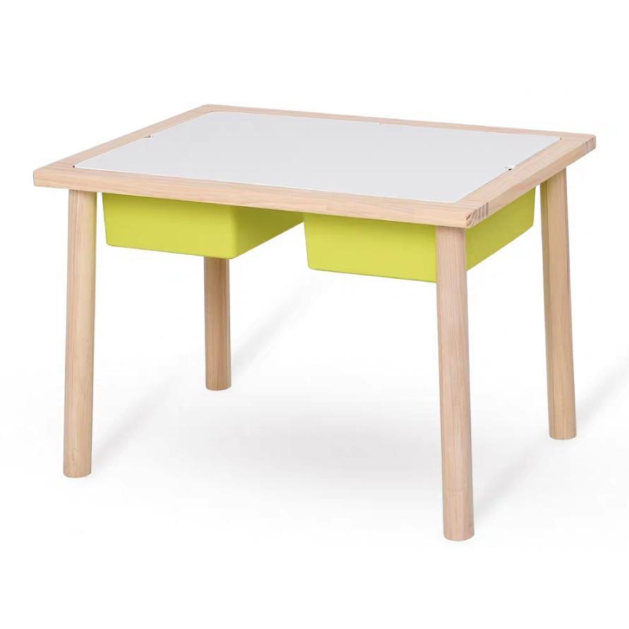 PETIT Solid Wood Playtable w Compartment (Chair sold separately) - Kids Haven PETIT Solid Wood Playtable w Compartment (Chair sold separately) - Kids Haven