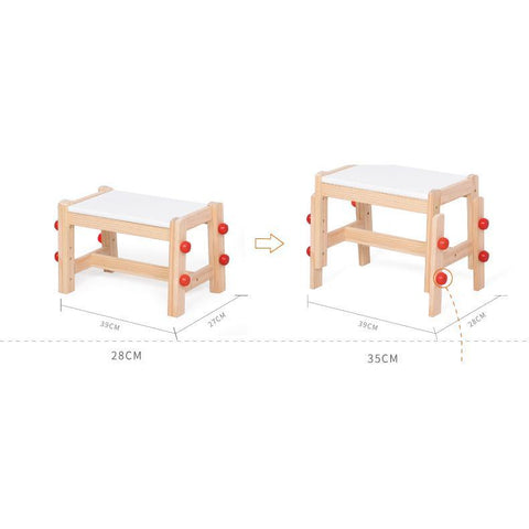 PETIT Solid Wood Playtable w Compartment (Chair sold separately) - Kids Haven PETIT Solid Wood Playtable w Compartment (Chair sold separately) - Kids Haven