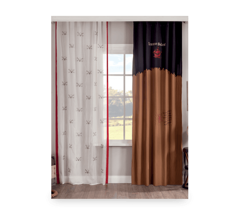 Cilek Pirate Curtain (140X260 Cm) And/Or Pirate Sheers (140X260 Cm)