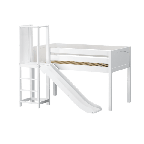 Maxtrix Low Loft w Slide Platform (Choose front or side) - Kids Haven