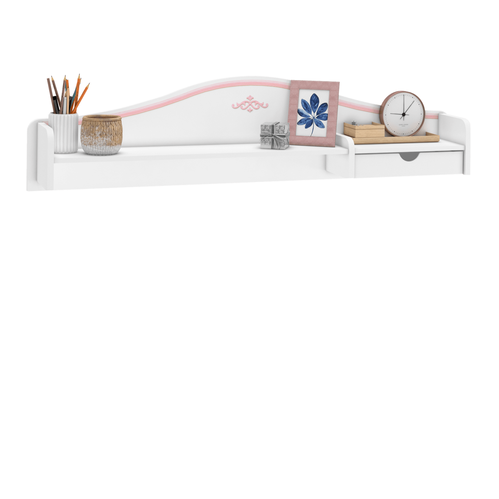 Cilek Selena Pink Small Study Unit Only (Fits Line Desk too) - Kids Haven Cilek Selena Pink Small Study Unit Only (Fits Line Desk too) - Kids Haven