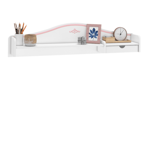 Cilek Selena Pink Small Study Unit Only (Fits Line Desk too) - Kids Haven Cilek Selena Pink Small Study Unit Only (Fits Line Desk too) - Kids Haven