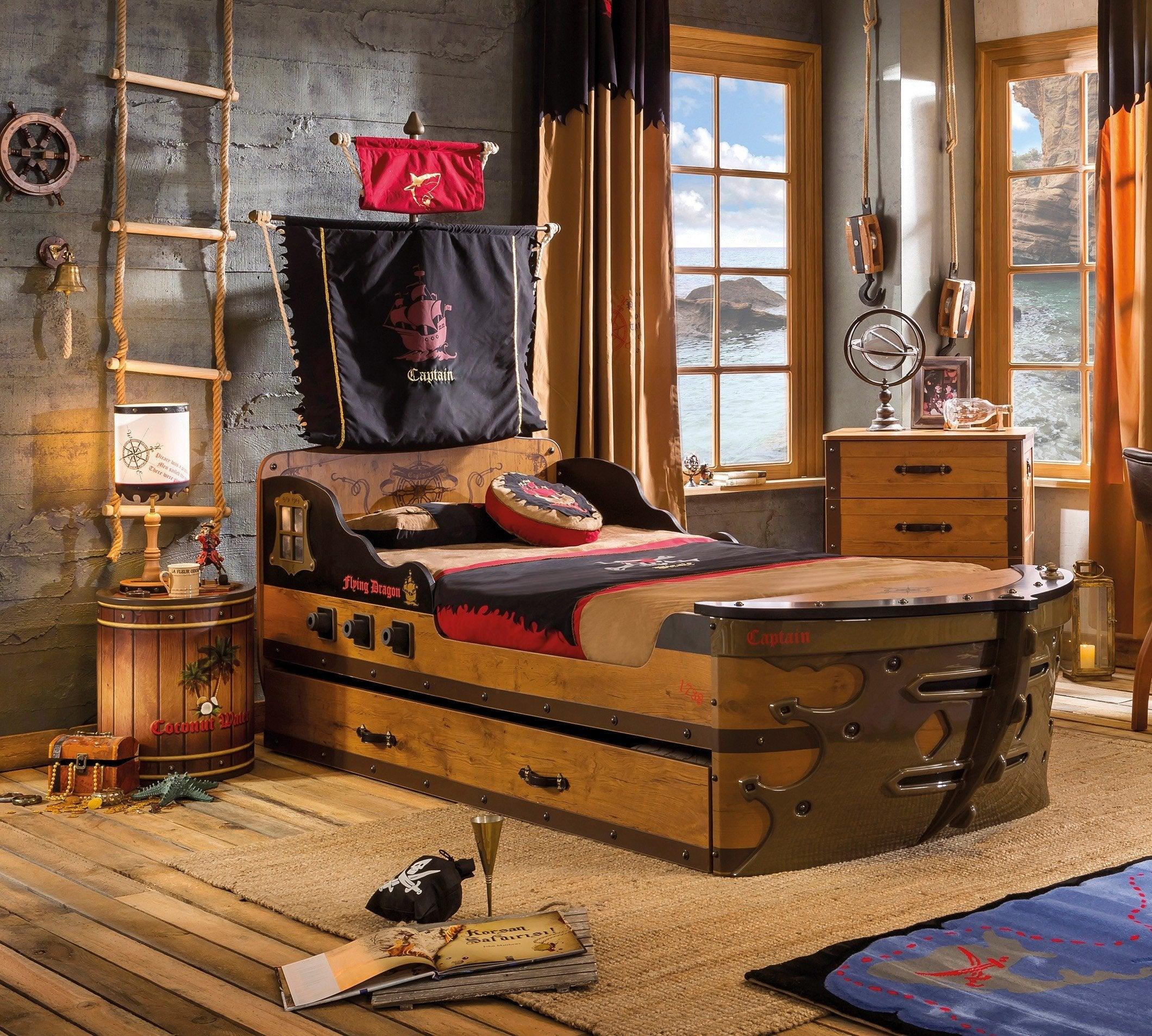 Cilek Pirate Gallon Nightstand - Kids Haven Cilek Pirate Gallon Nightstand - Kids Haven