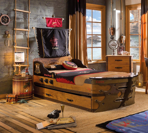 Cilek Pirate Gallon Nightstand - Kids Haven Cilek Pirate Gallon Nightstand - Kids Haven