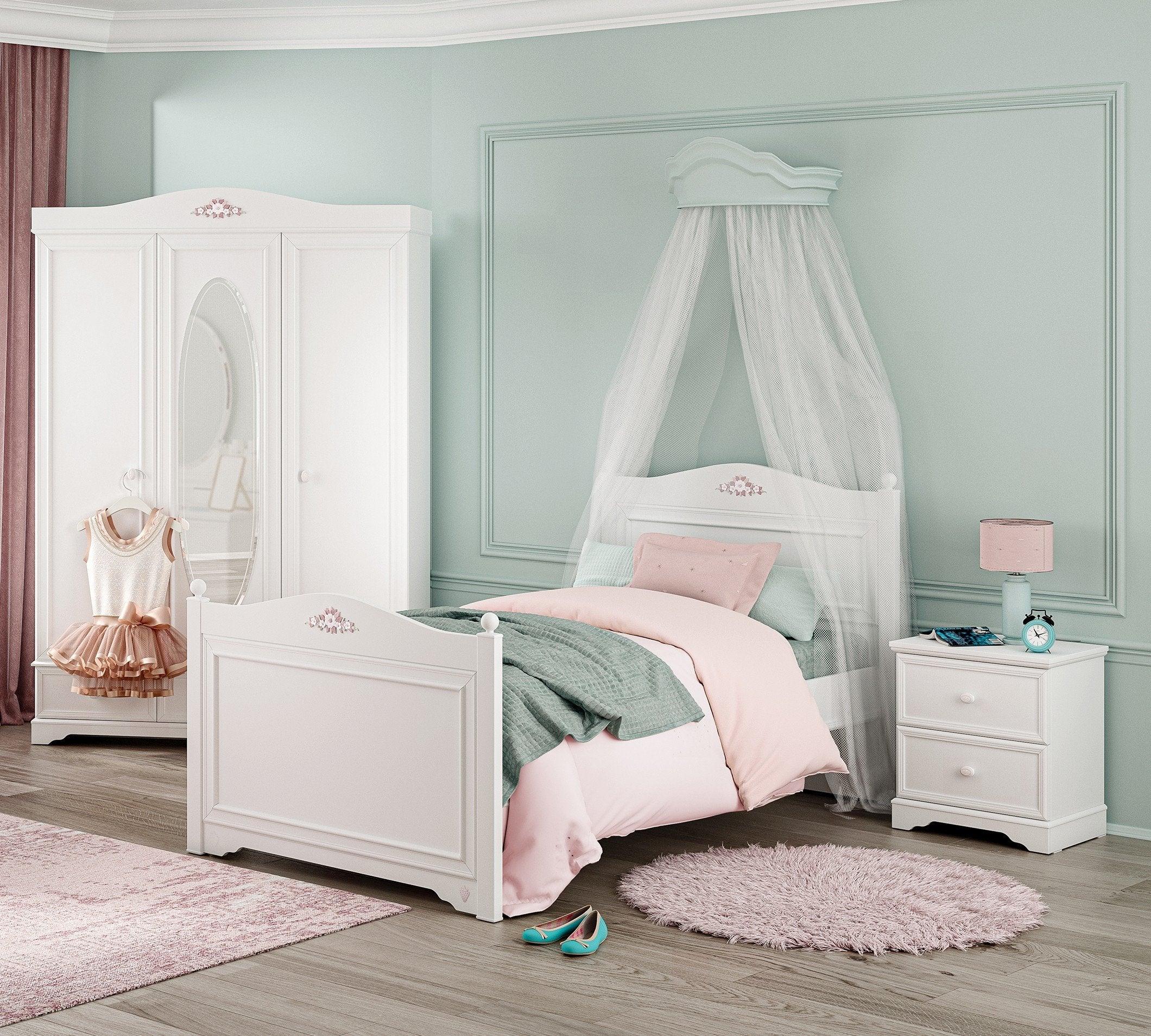 Cilek Rustic White Nightstand - Kids Haven Cilek Rustic White Nightstand - Kids Haven