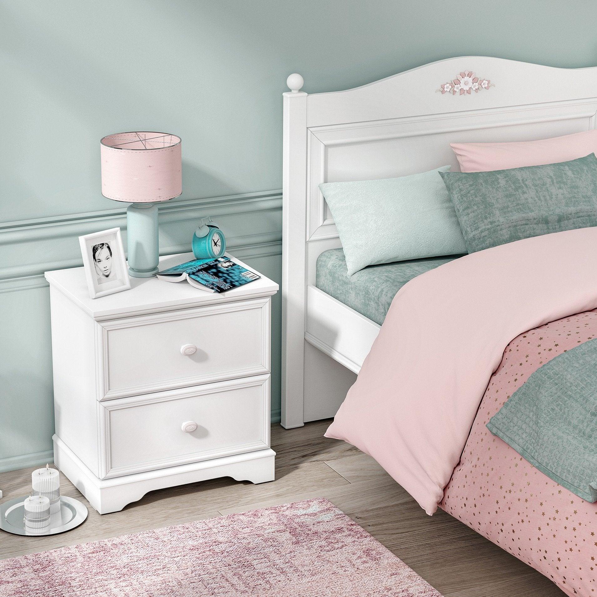 Cilek Rustic White Nightstand Cilek Rustic White Nightstand