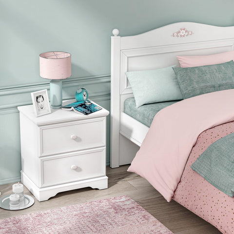 Cilek Rustic White Nightstand Cilek Rustic White Nightstand