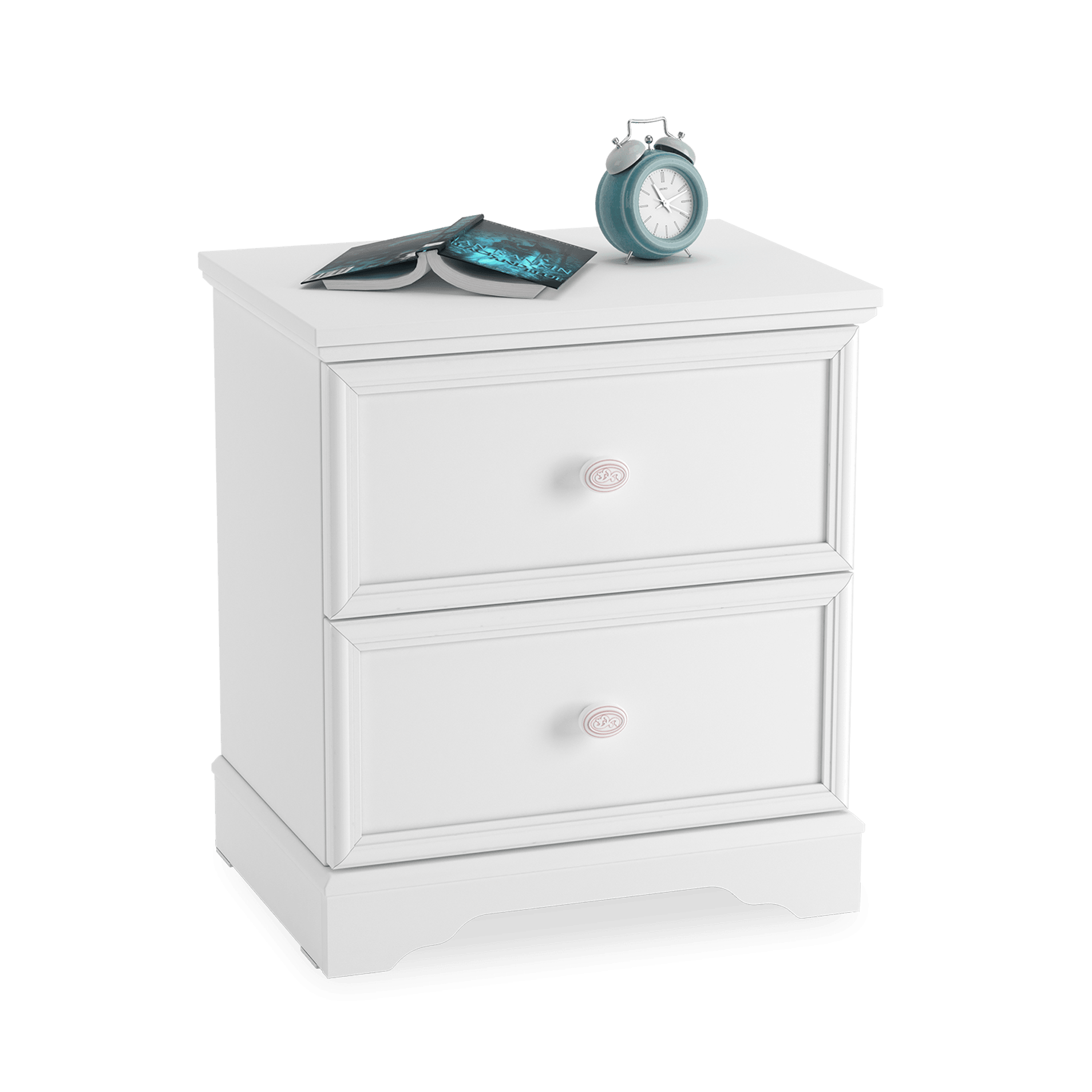 Cilek Rustic White Nightstand - Kids Haven Cilek Rustic White Nightstand - Kids Haven