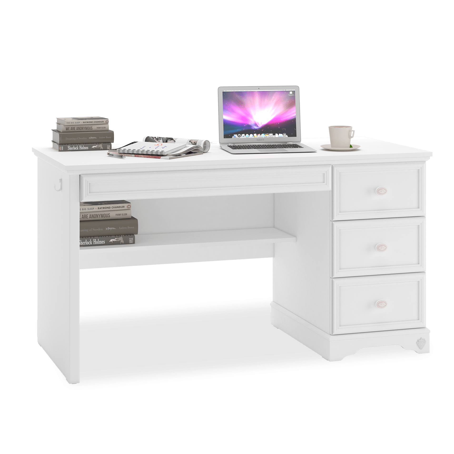 Cilek Rustic White Study Desk - Kids Haven Cilek Rustic White Study Desk - Kids Haven