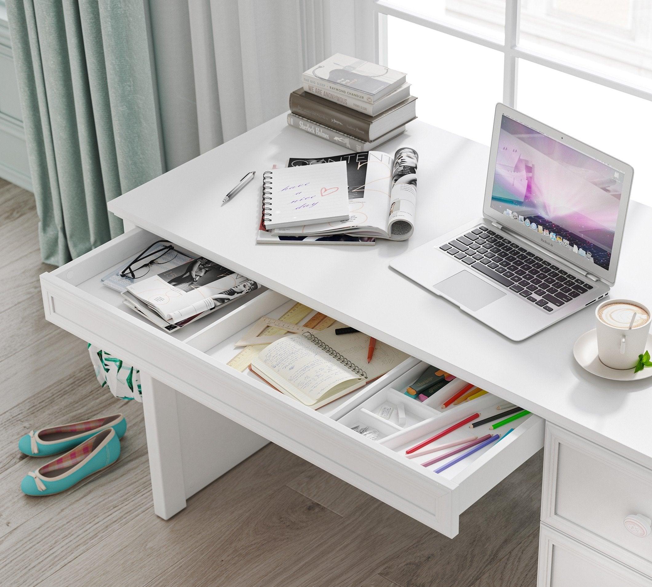 Cilek Rustic White Study Desk - Kids Haven Cilek Rustic White Study Desk - Kids Haven