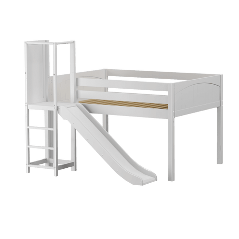 Maxtrix Low Loft w Slide Platform (Choose front or side) - Kids Haven