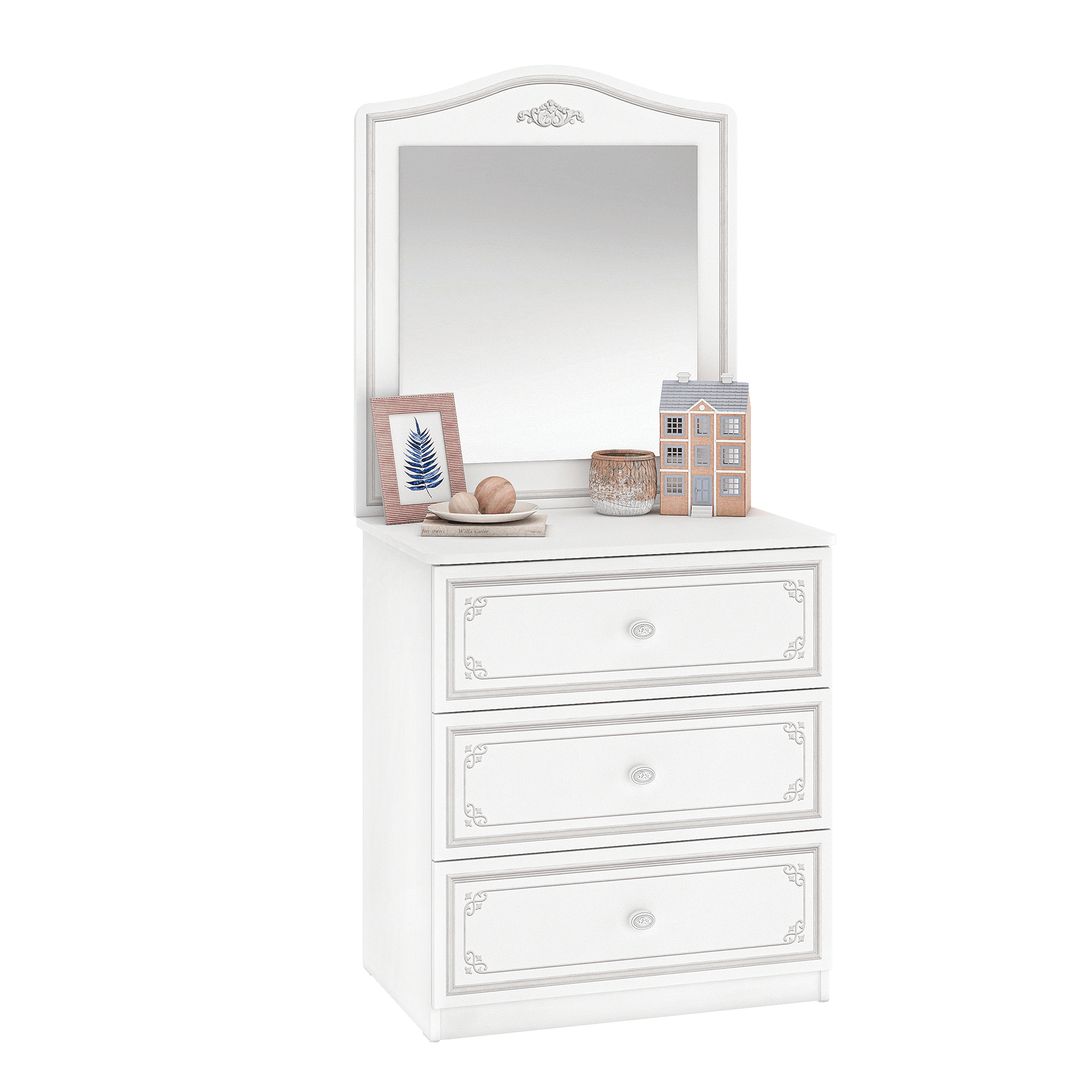 Cilek Selena Grey Dresser Mirror Only (Fits dresser and large dresser) - Kids Haven