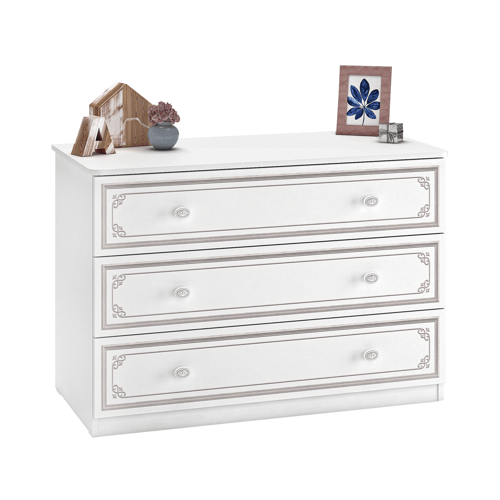 Cilek Selena Grey Large Dresser - Kids Haven Cilek Selena Grey Large Dresser - Kids Haven