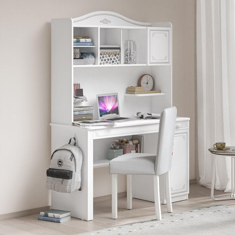 Cilek Selena Grey Study Desk With Unit Cilek Selena Grey Study Desk With Unit