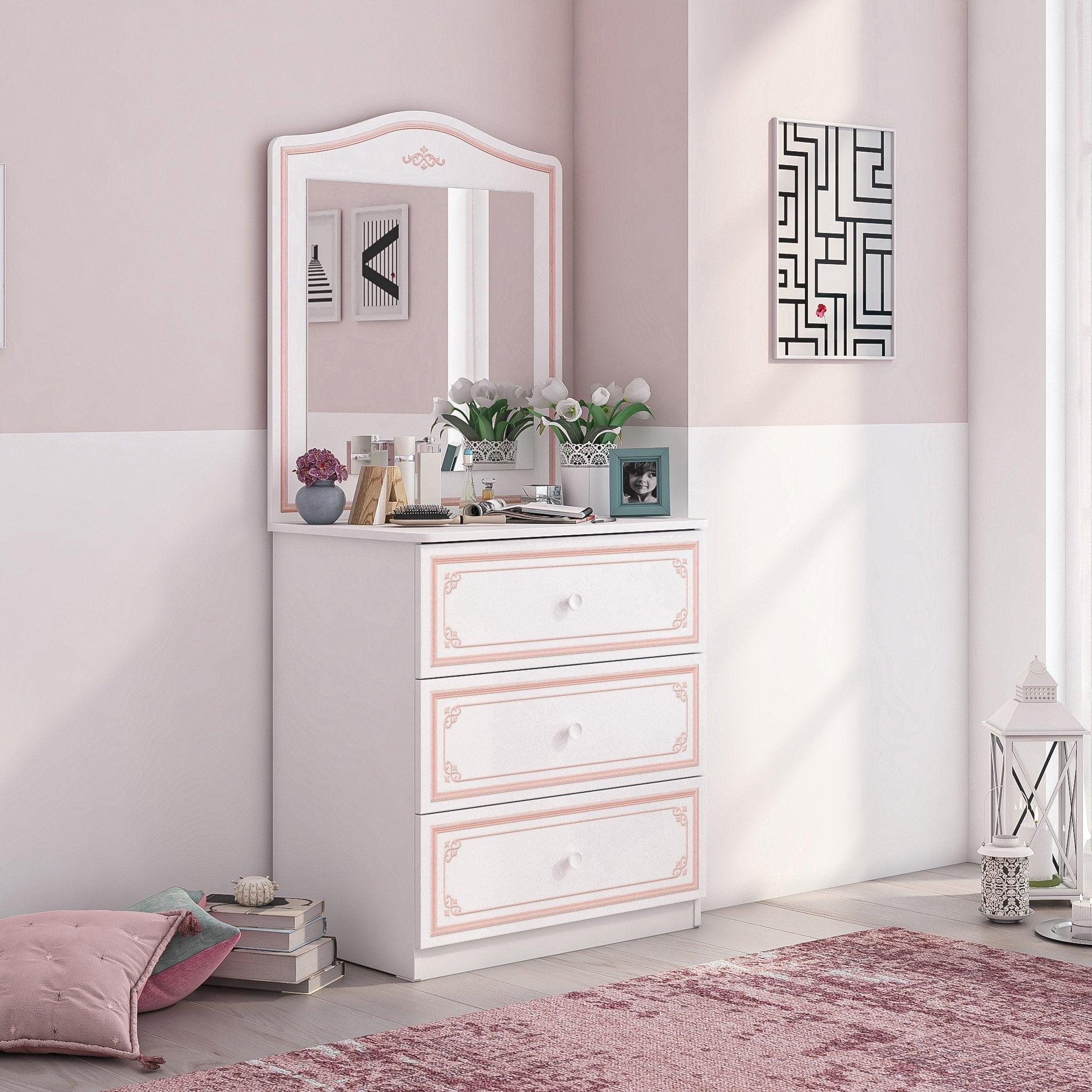 Cilek Selena Pink Dresser Mirror Only (Fits dresser and large dresser) Kids Haven Cilek Selena Pink Dresser Mirror Only (Fits dresser and large dresser) Kids Haven