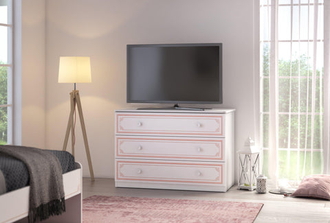 Cilek Selena Pink Large Dresser - Kids Haven Cilek Selena Pink Large Dresser - Kids Haven