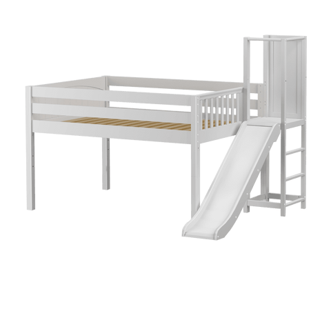 Maxtrix Low Loft w Slide Platform (Choose front or side) - Kids Haven Maxtrix Low Loft w Slide Platform (Choose front or side) - Kids Haven