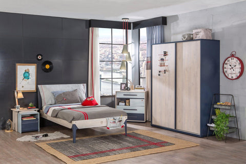 Cilek Trio Bed (100X200 Cm Or 120X200 Cm) - Kids Haven Cilek Trio Bed (100X200 Cm Or 120X200 Cm) - Kids Haven