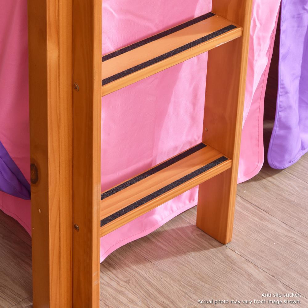 Oslo Basics Emily Mid Sleeper with Slide, Tower and Curtains - Kids Haven Oslo Basics Emily Mid Sleeper with Slide, Tower and Curtains - Kids Haven