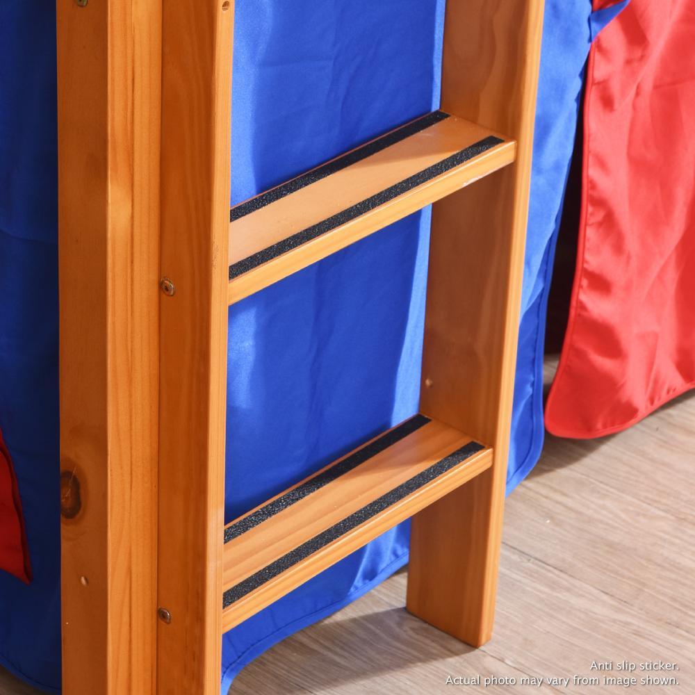 Oslo Basics Jersey Mid Sleeper with Slide, Tower and Curtains - Kids Haven Oslo Basics Jersey Mid Sleeper with Slide, Tower and Curtains - Kids Haven