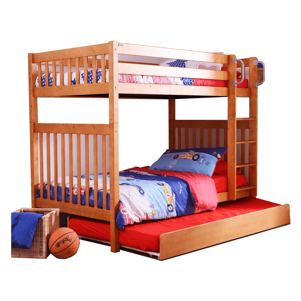 Tomato KidZ Youth Bunk Bed with SS Trundle Tomato KidZ Youth Bunk Bed with SS Trundle