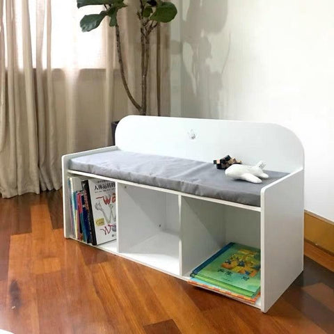 FIJN White Star Bench with Storage Compartments - Kids Haven FIJN White Star Bench with Storage Compartments - Kids Haven