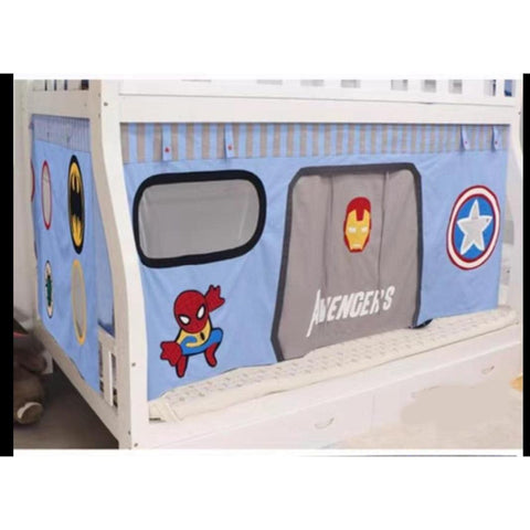 Snuggle Superhero Underbed Curtains - Kids Haven Snuggle Superhero Underbed Curtains - Kids Haven