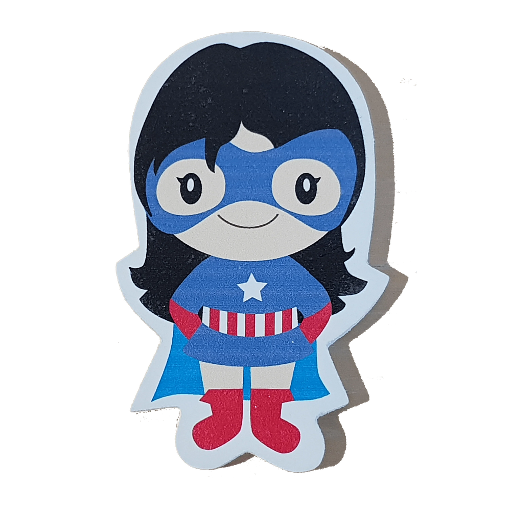 C&F Wooden Captain Girl Character